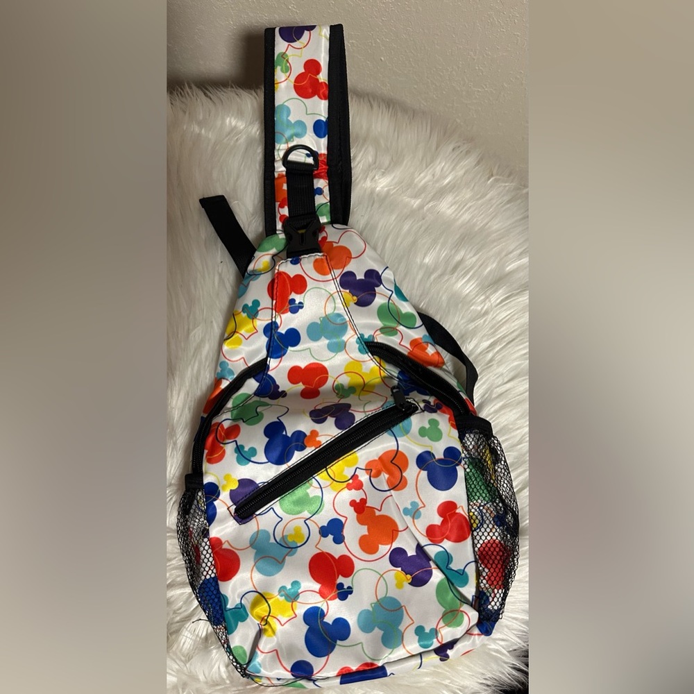 Mickey side sling backpack